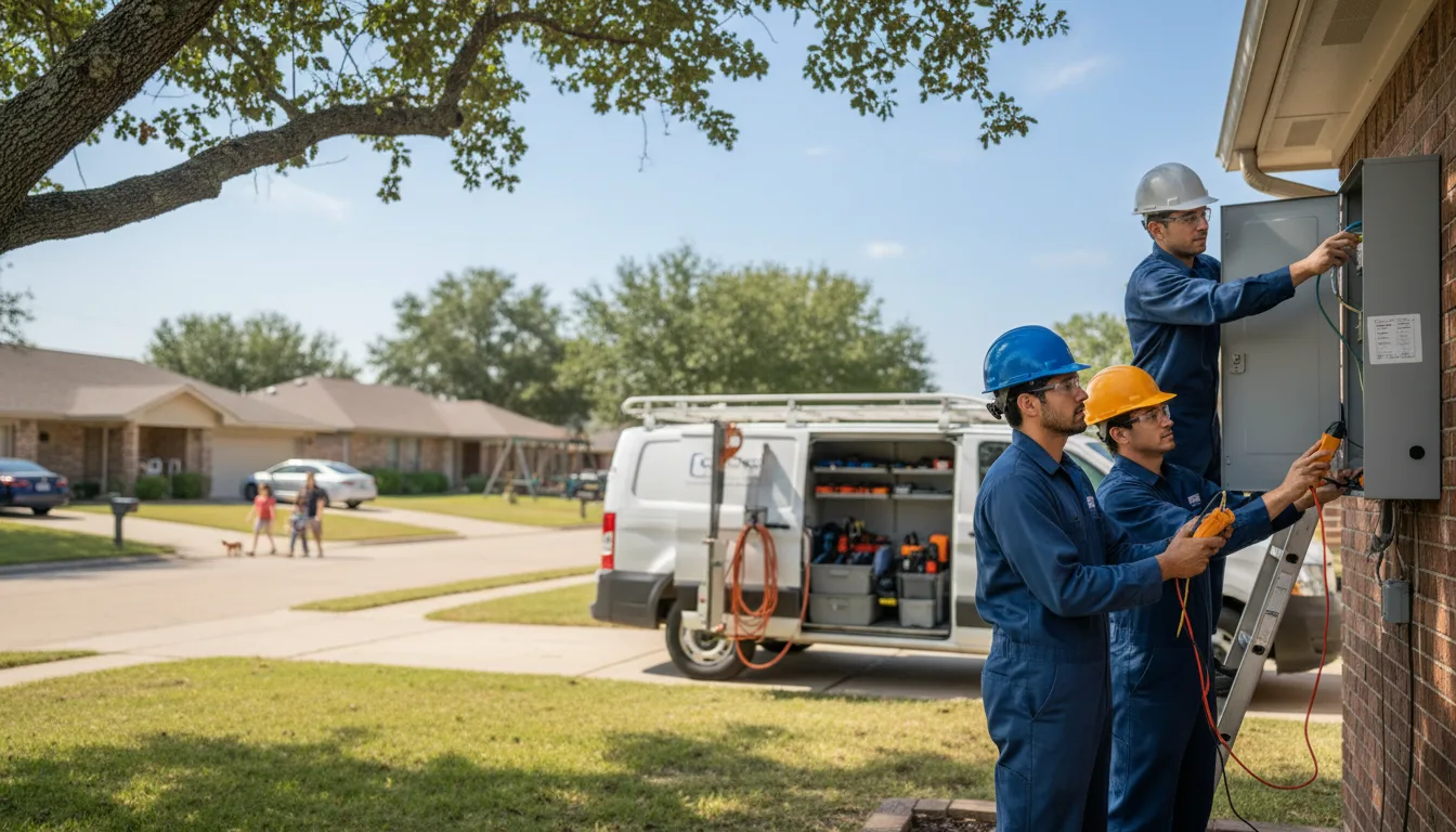 Certified electrician providing emergency electrical services in Westover, WV